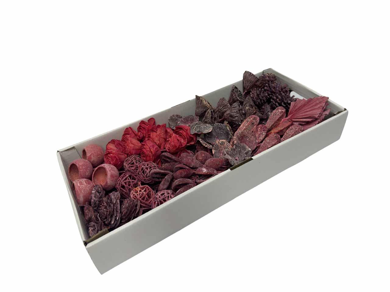 Exotensortiment indisch gestielt klein rot frosted