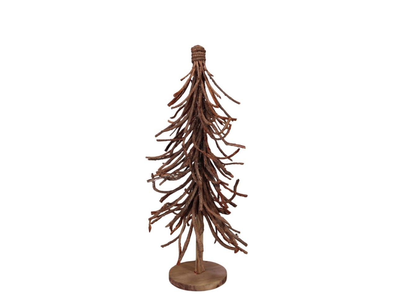 Tannenbaum Weide/Rinde Holz natur H58cm
