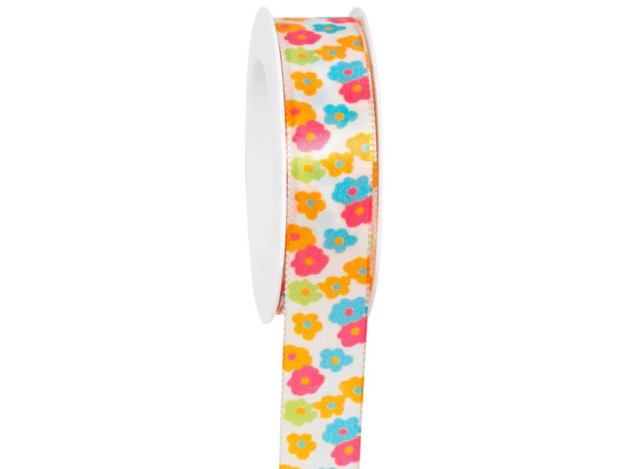 Band Sunny Blossom 25 mm 18 Meter 84 multicolor
