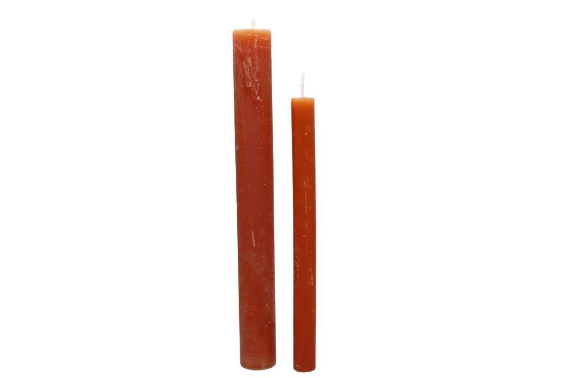 Stabkerze Rustika 240/34mm roibush