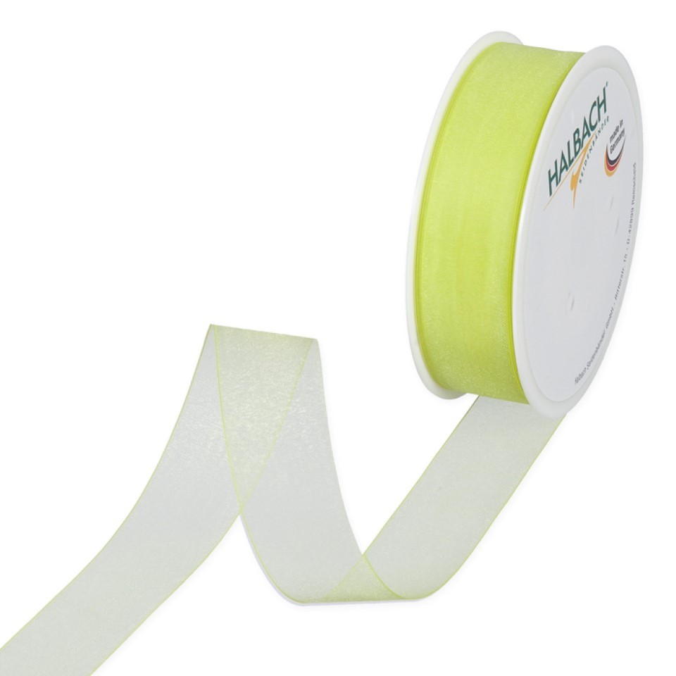 Organza 25mm o.Dr. apfelgrün560
