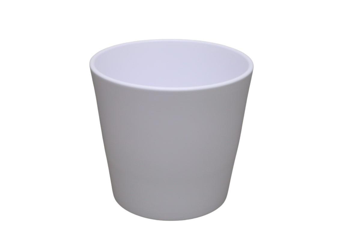 Keramikübertopf Serie 440 12cm weiß matt