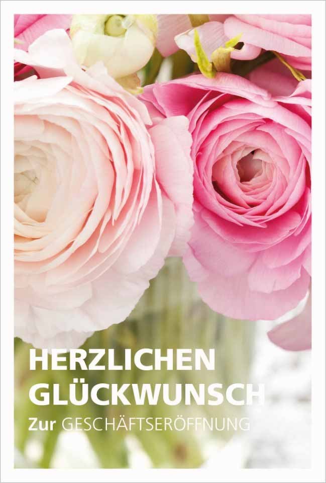 Glückwunschkarten Zur Geschäftseröffnung 11,5x17 cm
