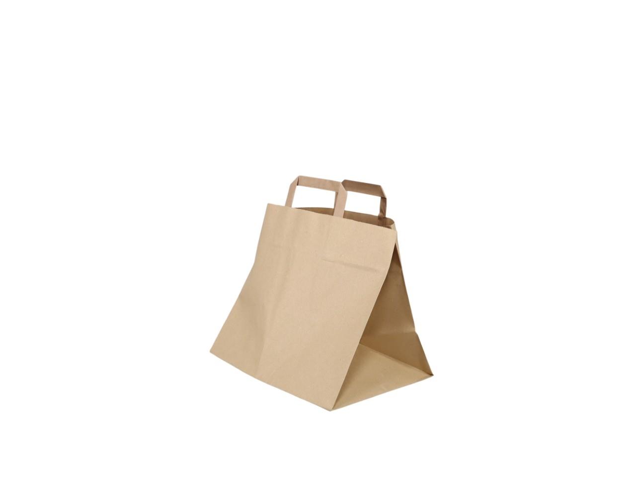 Papiertragetaschen 320x220x280 braun NETTO