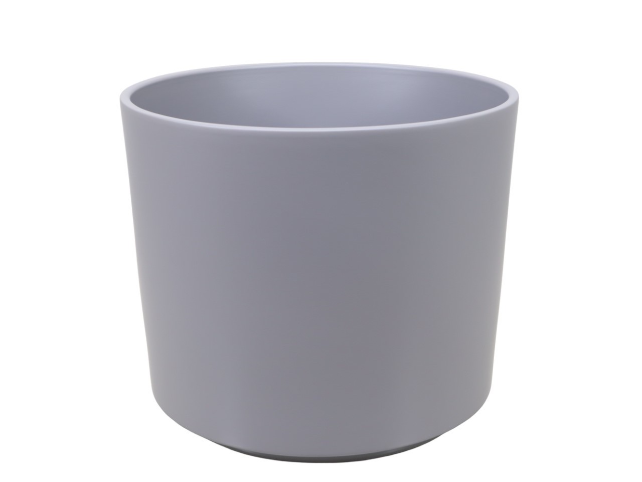 Keramikübertopf Cilindro basaltgrau matt D28cm