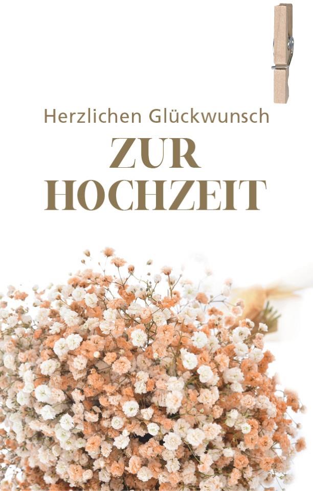 Minikarten Zur Hochzeit 7,5x5 cm