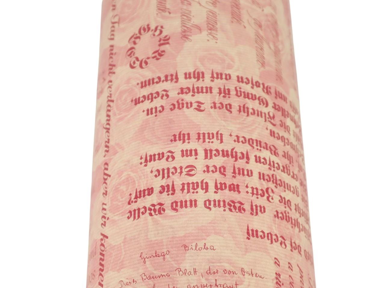 Blumenseide 50cm 6kg Schrift rosa Kraft-Natron NETTO