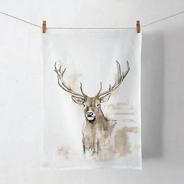 Geschirrtuch 50x70 cm Hirsch
