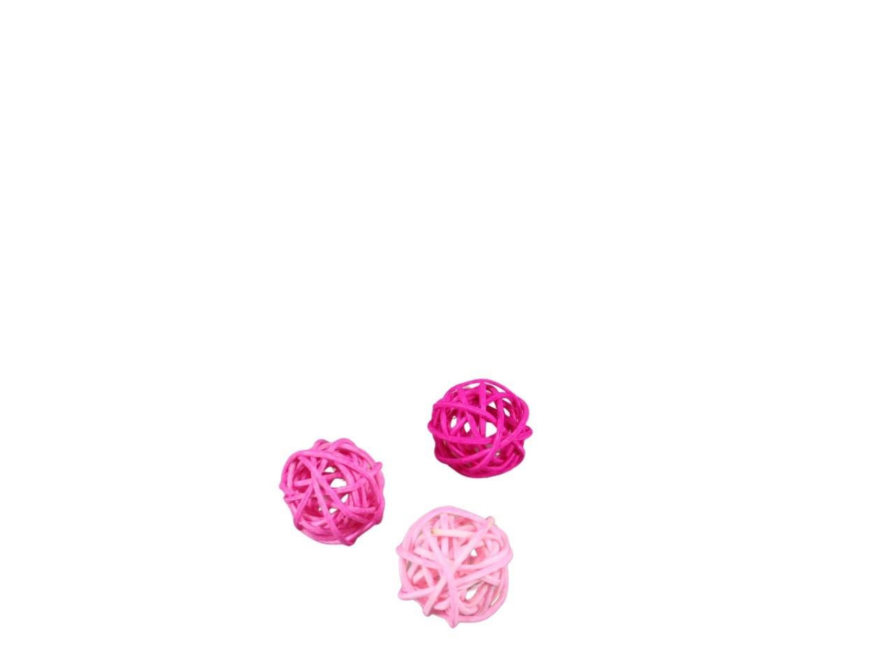 Rattanball rosamix D3cm