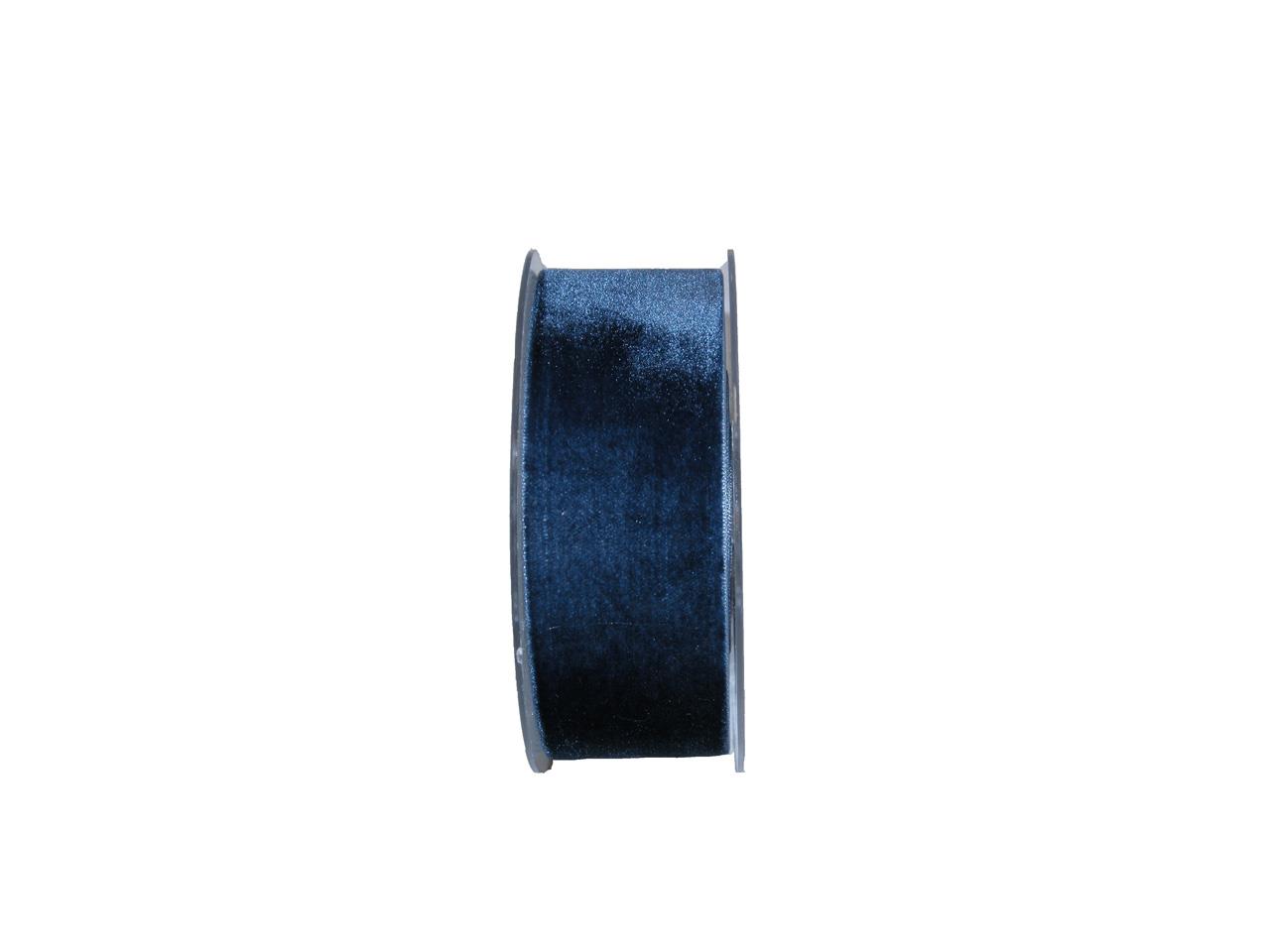 Band Velvet 40 mm 8 Meter rauchblau 115