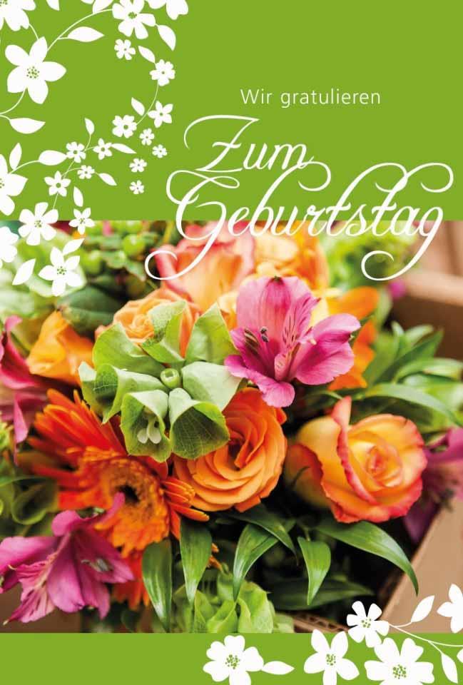 Glückwunschkarten Zum Geburtstag 11,5x17 cm