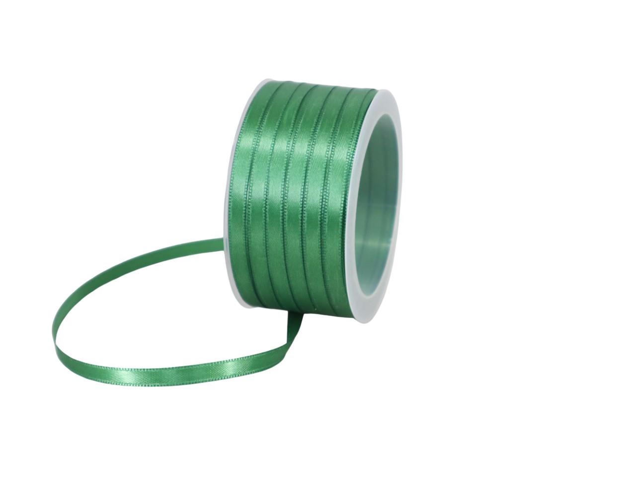 Satinband 6 mm 50 Meter jägersgrün 505