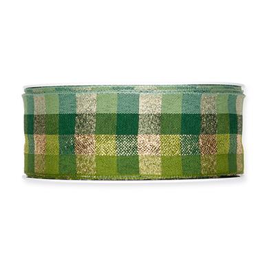 Karoband 38 mm 18 Meter green/gold 348