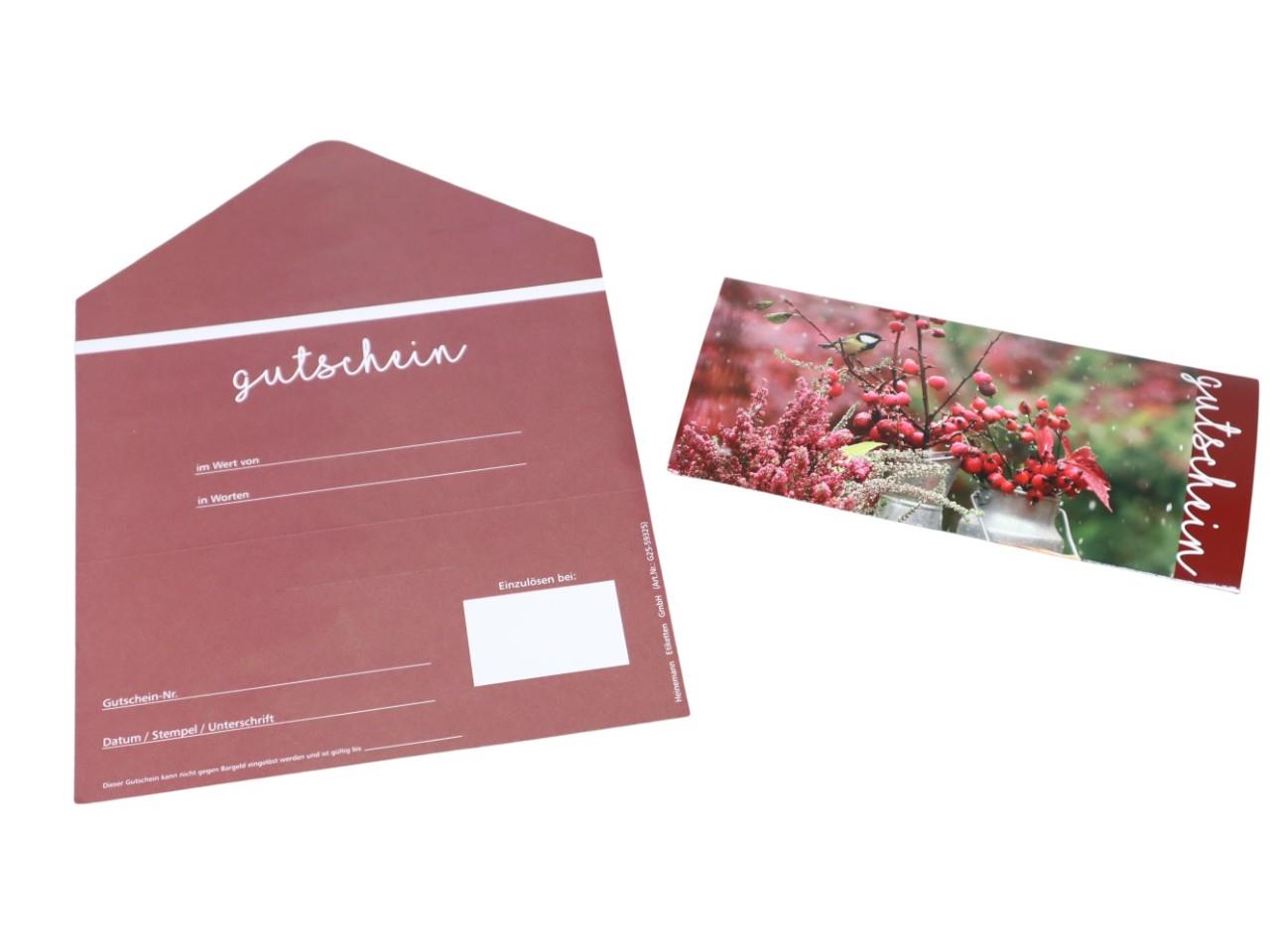 Gutschein Herbst-Winter 21x30 cm