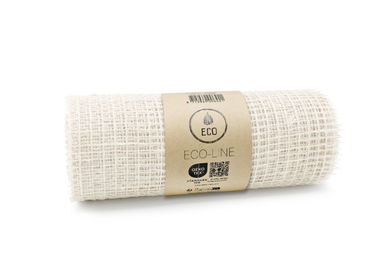 Sizonet Jute 30 cm 5 Meter white/gebleicht 230002