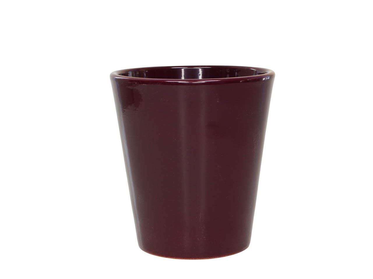 Keramiktopf f. Orchideen brombeere D14cm(innen D12,5cm)