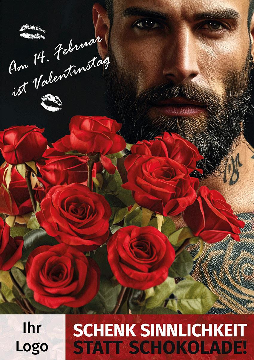 ekaflor Valentinstag 2025 2 Plakate A1 inkl. Druck (2Stk)