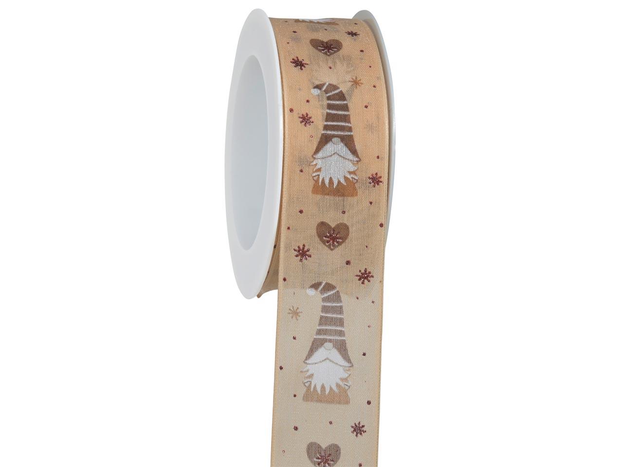 Band Wichtelzeit 40 mm 15 Meter sand 027