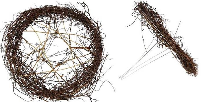 Rebmanschette rund natur 20cm