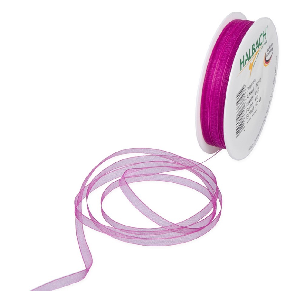 Organza 5mm o.Dr. pink60