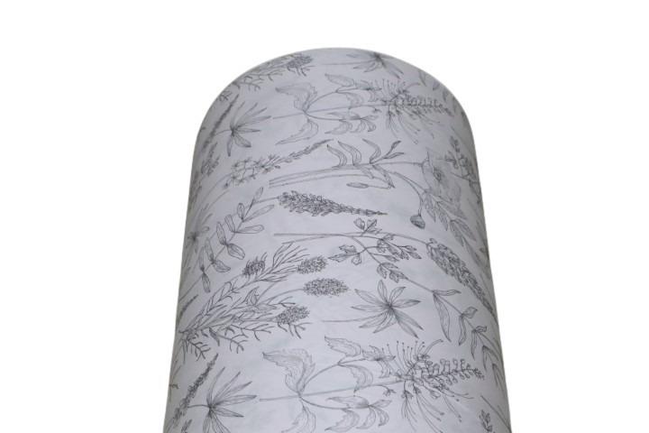 Blumenseide Poppy grau 75cm 9kg, weiß NETTO