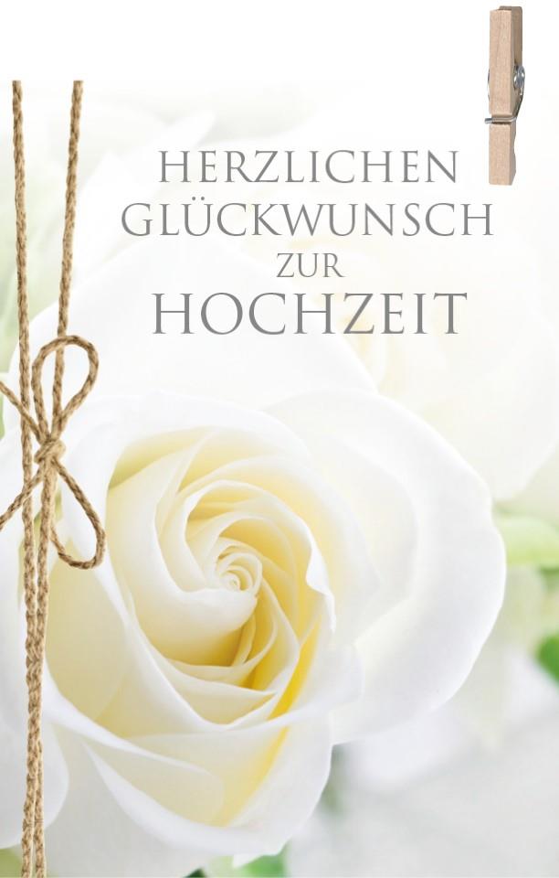 Minikarten Zur Hochzeit 7,5x5 cm