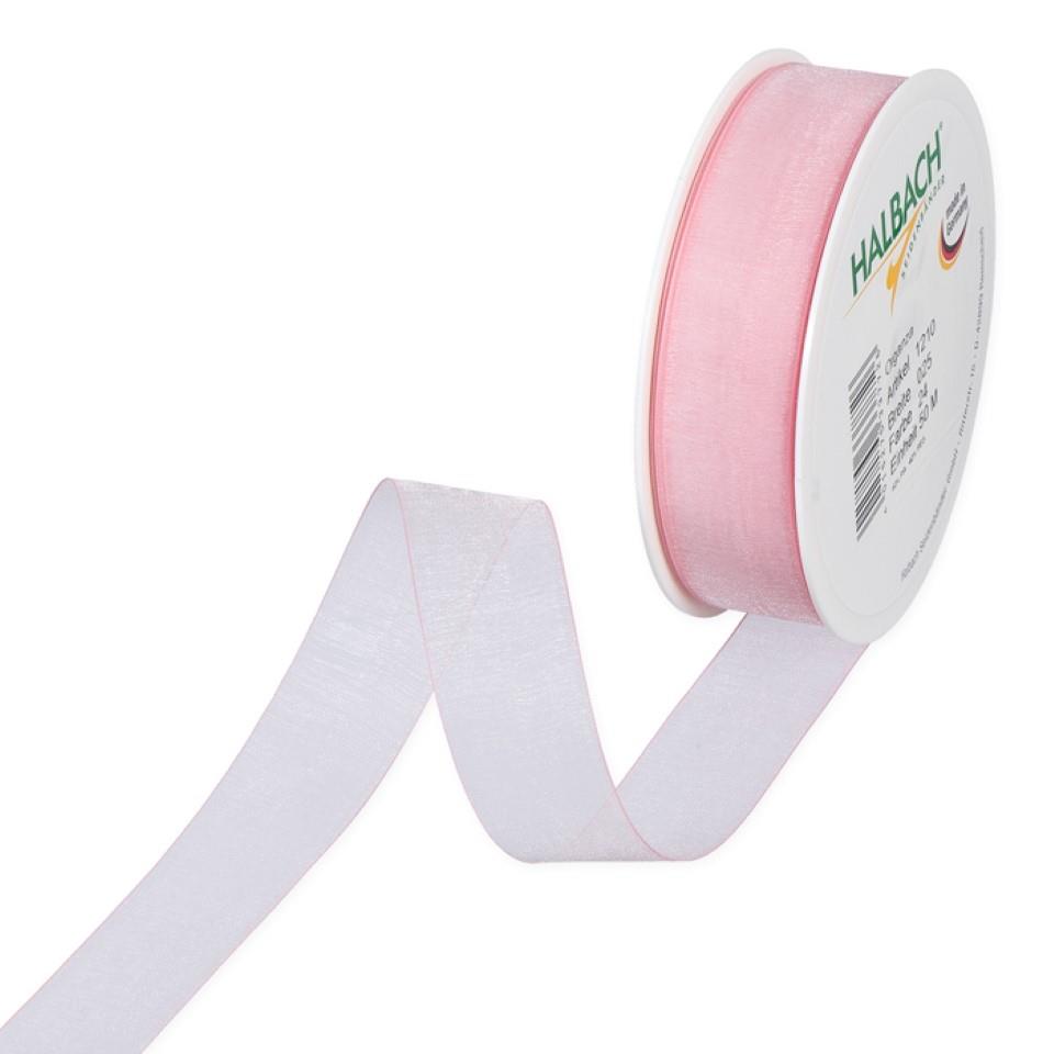 Organza 25mm o.Dr. rosa24