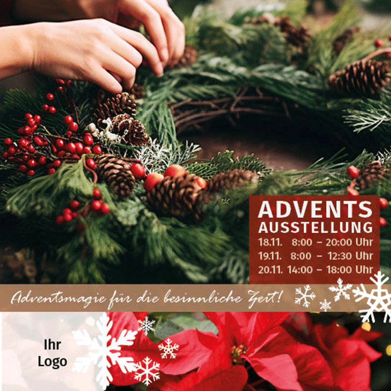 Anzeigenvorlage PDF + JPEG (für Facebook)