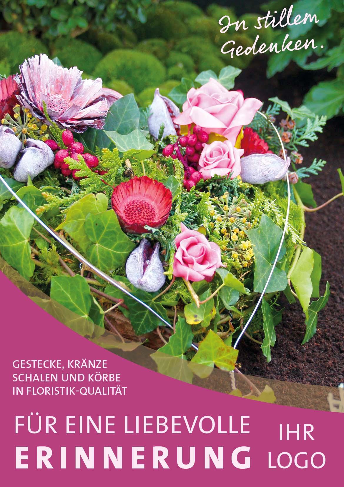 ekaflor Allerheiligen 2 Plakate A1 inkl. Druck 04 (2Stk)